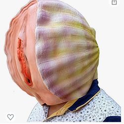 Clam Shell  Mask Hilarious Halloween Costume 