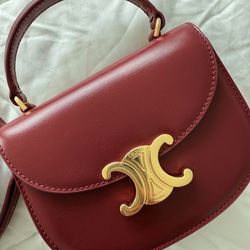 Italy factory CELINE leather bag
