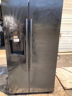 Samsung black refrigerator