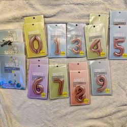 Foil Balloon Numbers Bundle