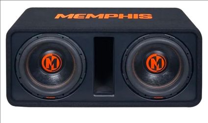 Memphis Mojo Pro MJPE12D1 Dual 12" 1-Ohm Loaded Subwoofer Enclosure
