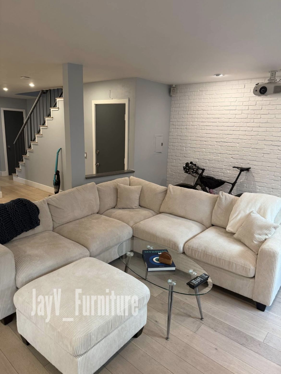 New Ivory Sectional Brand New