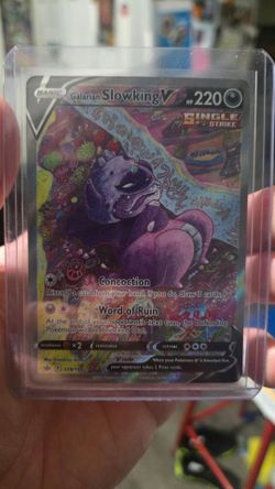 Pokemon- Galarian Slowking V (Alternate Full Art)