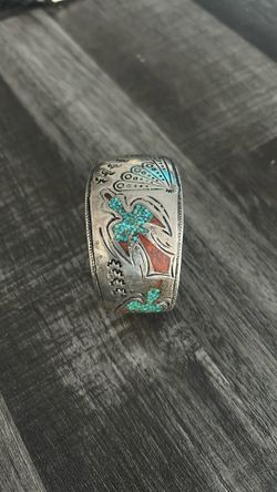 Sterling Cuff Brazalet 