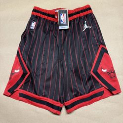Nike Air Jordan Chicago Bulls OG DriFit NBA Shorts Black sz M Medium 34 Rare NEW!