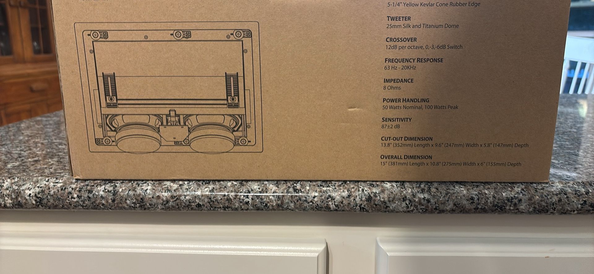 Dual In Ceiling Center Channel Speaker