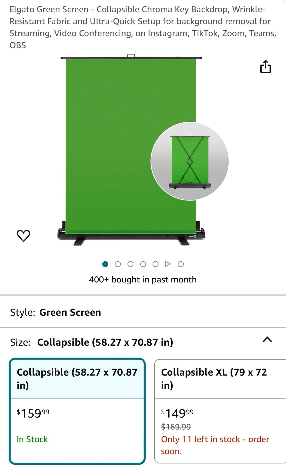 Elgato Green Screen