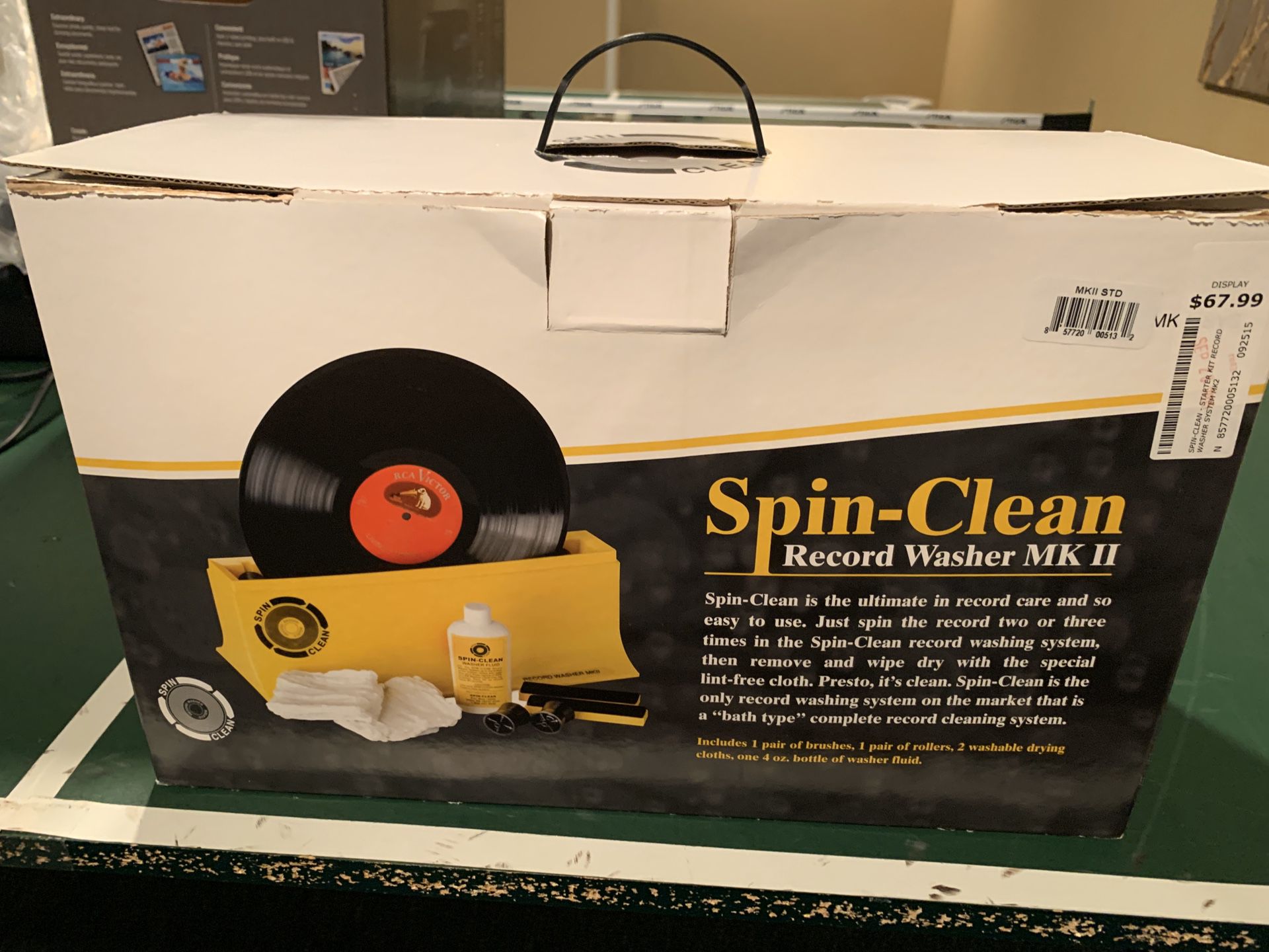 Record LP Album Spin-Cleaner Washer MK II with all accessories.