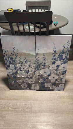 Canvas floral prints