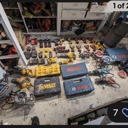 Ton Of High End Power Tools!