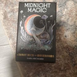 Midnight Magic Tarot Deck Of Mushrooms By Sara Richard
