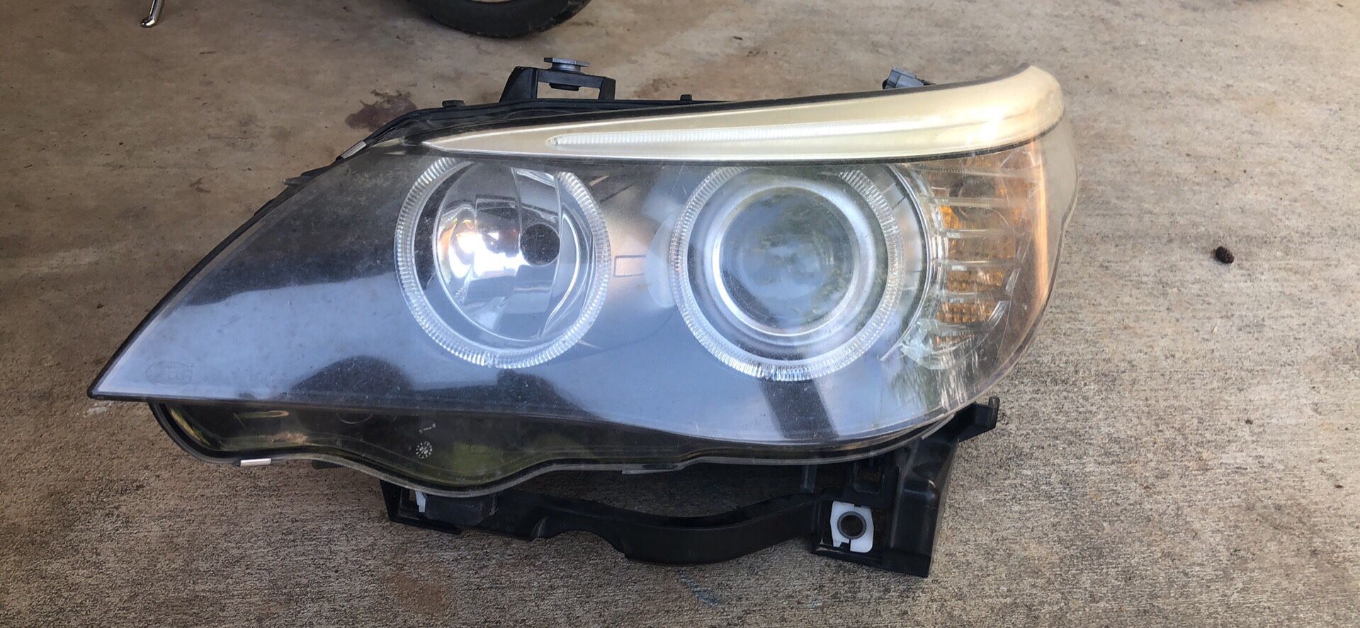 BMW 5 series left headlight