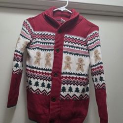 Boys Gymboree Fair Isle Christmas Sweater Cardigan
