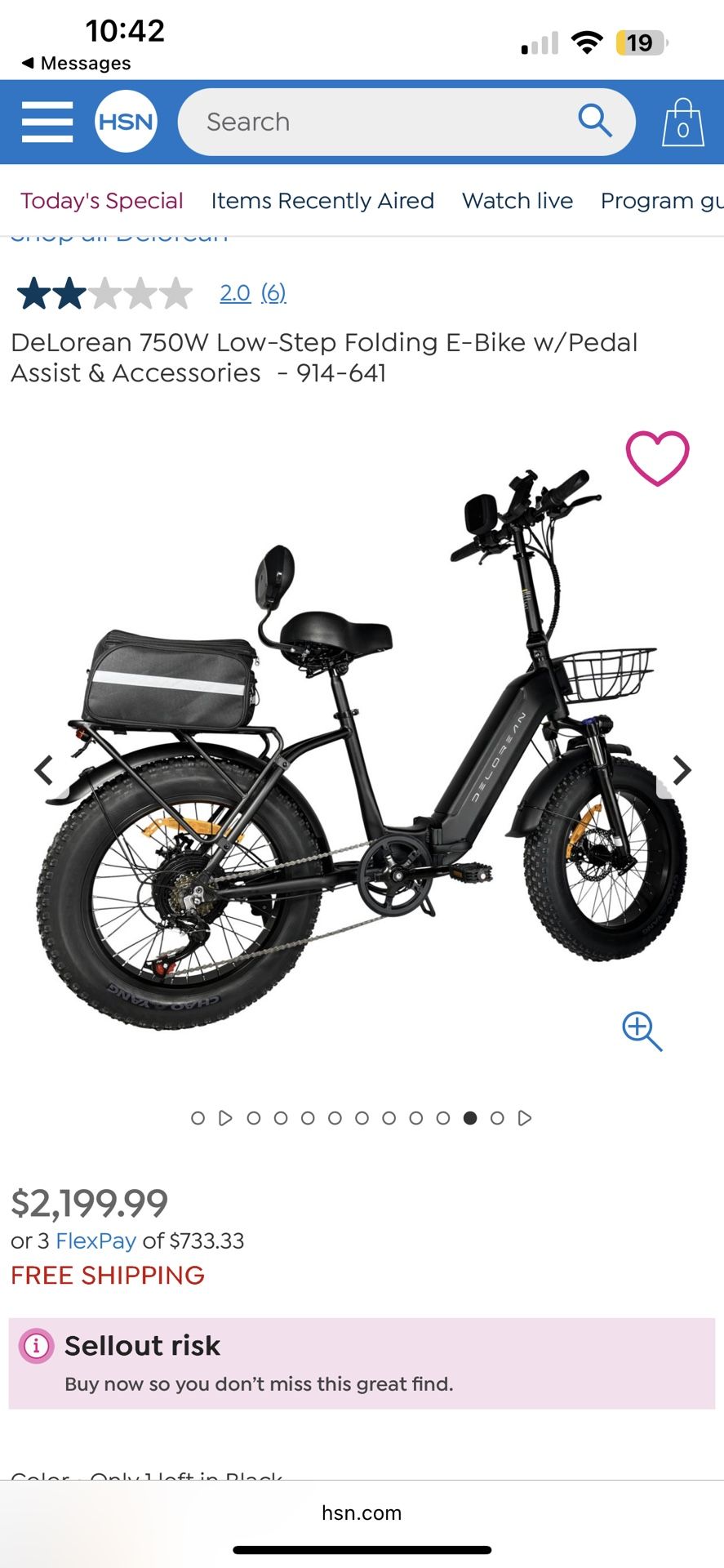 Delorean E-bike
