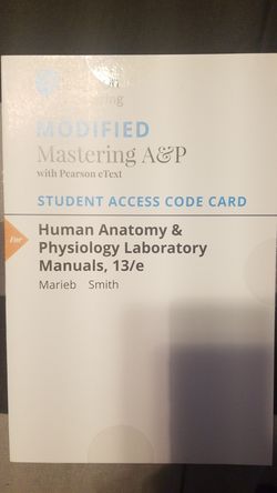 Unused Anatomy lab 1 and 2 access code $50