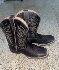 ARIAT  Tailgate Weathered Rust Leather Boots Shoes US 5 M