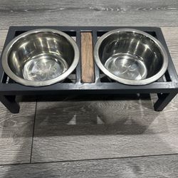 Dog Bowls w/ Stand