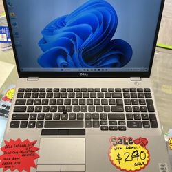 Dell Latitude 5510 15.6” Intel Core i5-10th (contact info removed), 16gb Ram, 256gb Storage, Win 11 Charger