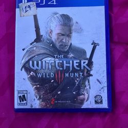 The Witcher 3 For PS4 