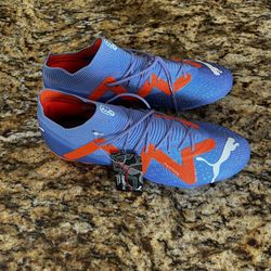 Puma Future Ultimate FG AG Soccer Cleats Shoes Blue 107165-01 Mens Size 11