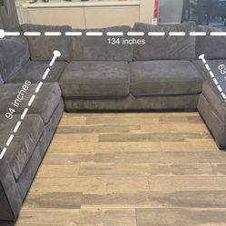 Sectional Couch / Sofa Gray
