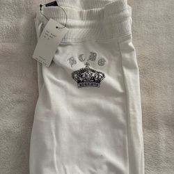 BCBG White Flared Pants 