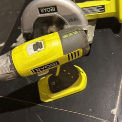 RYOBI Circular Hand Saw & Drill