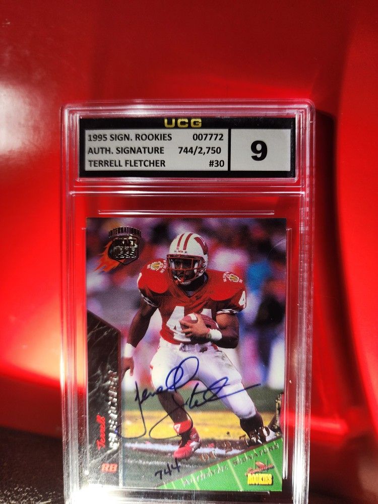 Signature Rookies Terrell Fletcher #30 International Signatures /2750 (AU, RC) UCG MINT 9