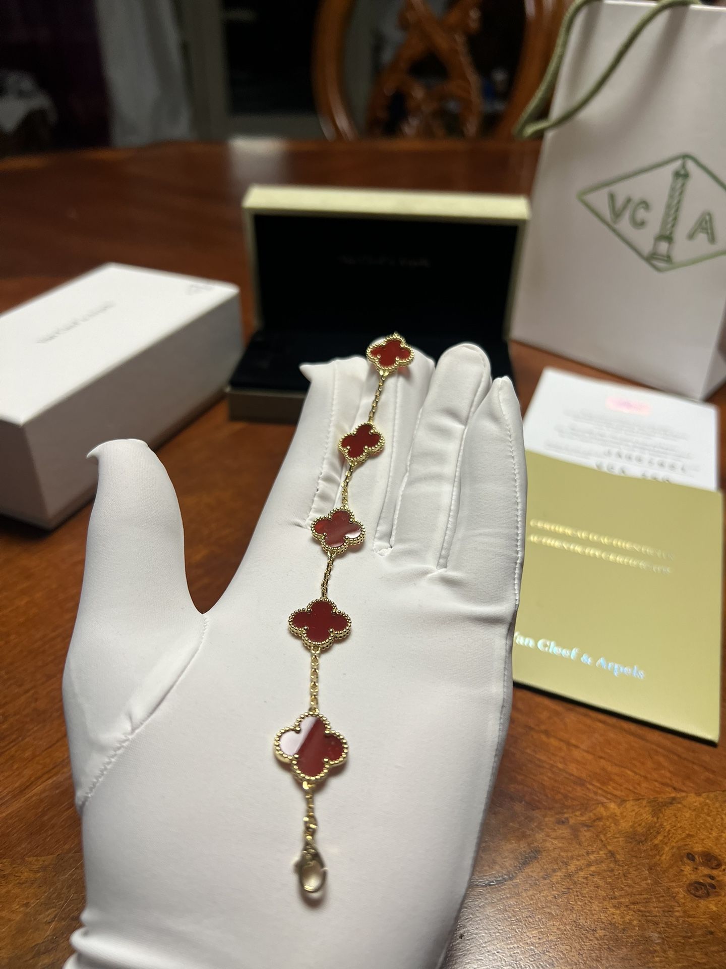 Van Cleef & Arpels - Vintage Alhambra bracelet, 5 motifs