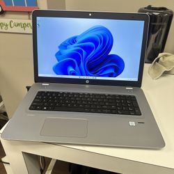 HP ProBook 470 17” G4 Laptop 2.9ghz Core i7-7500U 16gb RAM 1TB HD Windows 11 Pro 