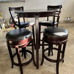 Pub Table Kitchen Table And Chairs And Stools