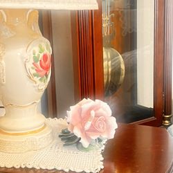 Vintage Ceramic Rose and buds