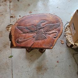 Hand Carved Coffee Table