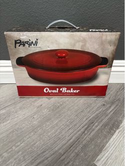 New Parini Cookware Oval Baker Non-Stick Ceramic Bakeware Dish