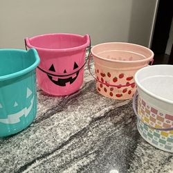 Halloween Buckets $1 For All 4