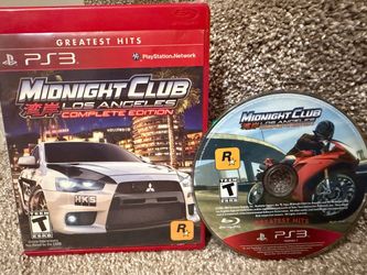 “Midnight Club Los Angeles” Sony PlayStation 3 PS3 Video Game
