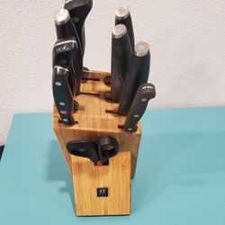 Zwilling J.A. Henckels Knife Block Set W/ Kitchen Shears