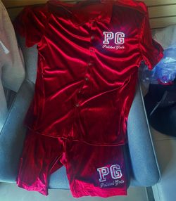 Maroon PG Silk Set Available Today (Small-XXL)