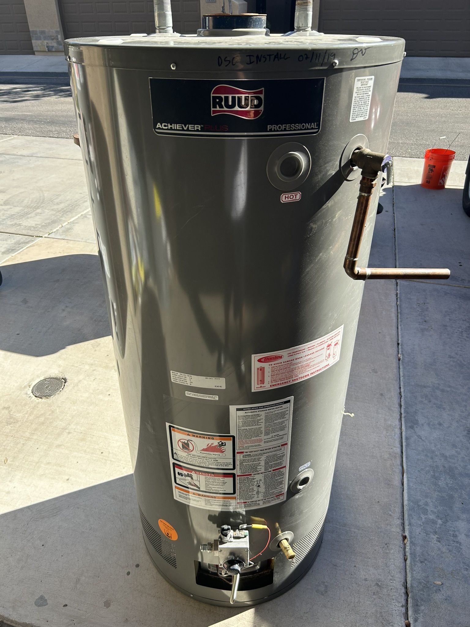 75 Gallon Gas Used Water Heater 