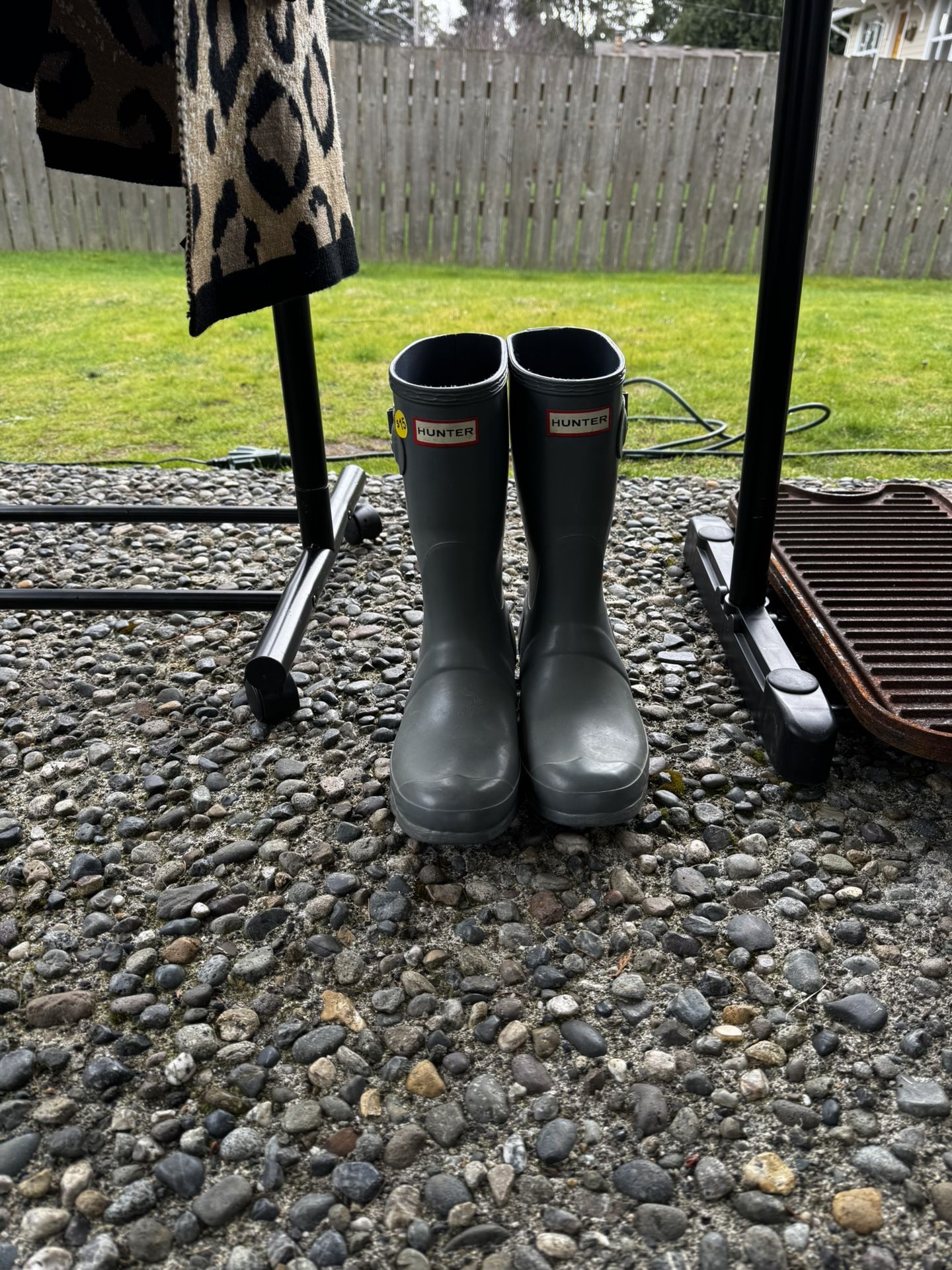 Blue Grey Hunter Boots - Women’s