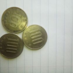 GOOD FIND!! 1967 NO MINT ON TWO AND DOT ON ONE 20 CENT FORIGN COIN