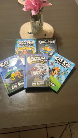 Dog Man and Cat Kid Five for $25