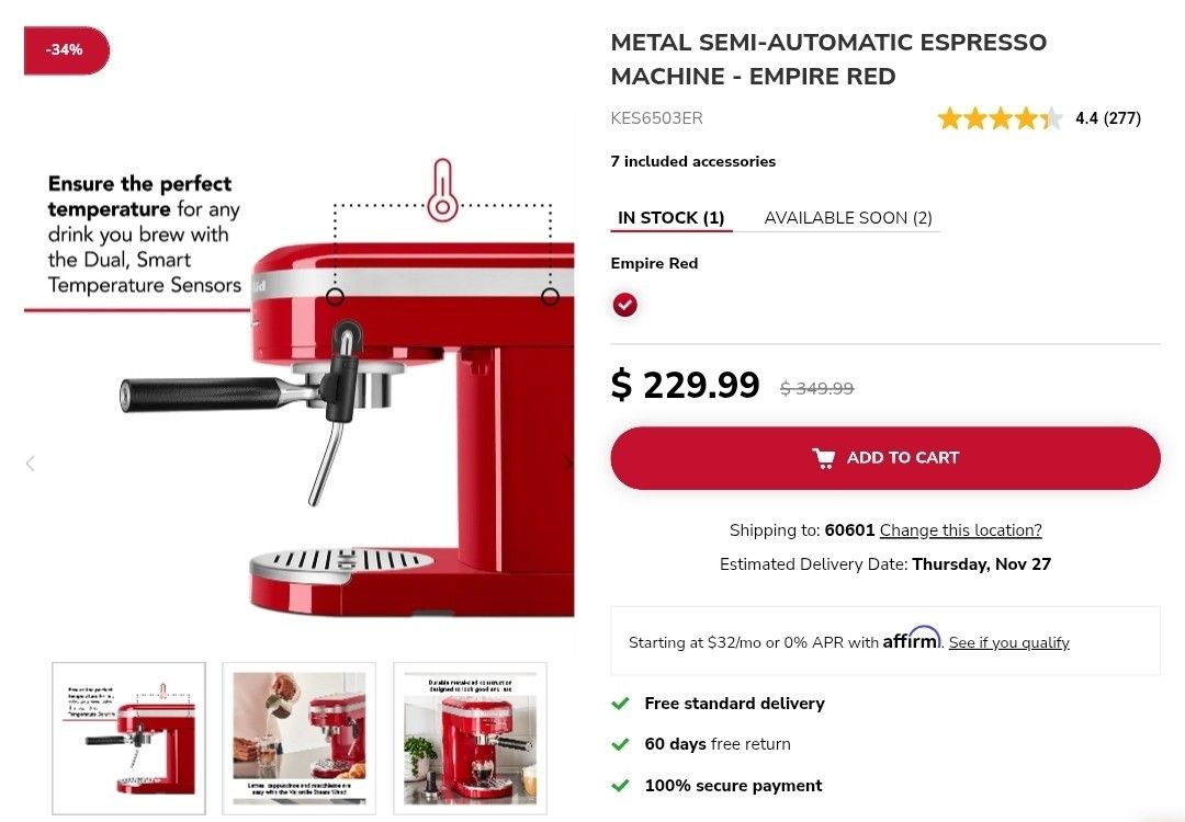 Kitchenaid Nespresso