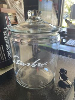 Starbucks Glass Jar