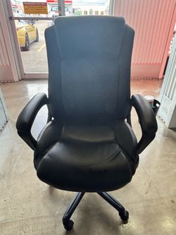 Black leather Gaming chair