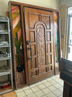 Stained Glass Front Door
