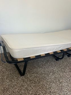 Costway Folding bed with twin mattress