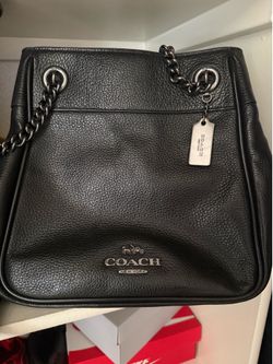 Coach Black Leather Handbag