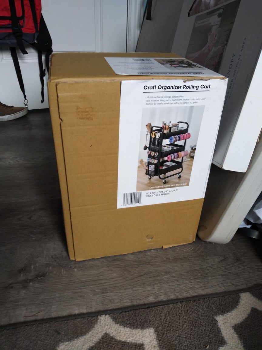 Craft Organizer Rolling Cart