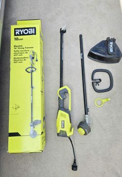 RYOBI 10 Amp Corded Weed Eater EXPAND-IT Attachment Capable String Trimmer